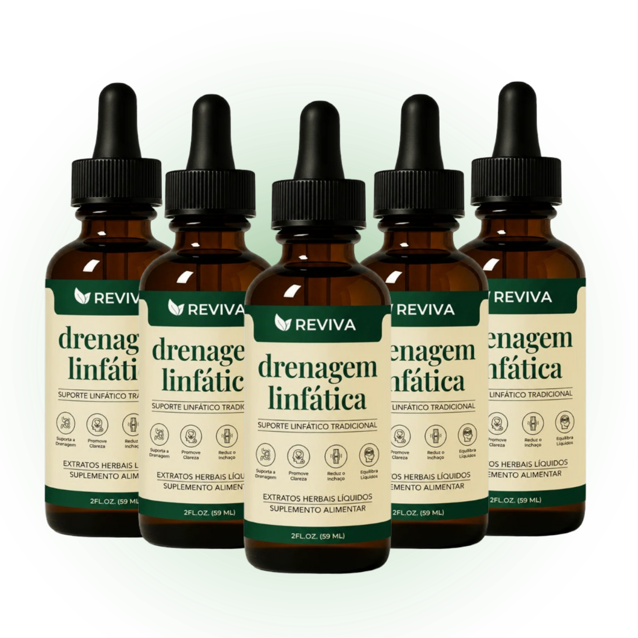 Reviva® Gotas para Drenagem Linfática